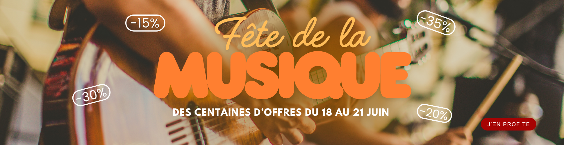 Découvrez nos offres spéciales pour la fête de la musique !